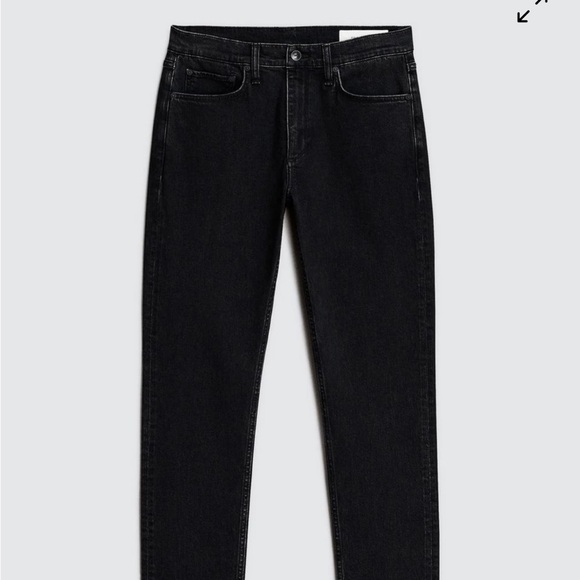 Rag & Bone Slim Black Jeans, size 31 - Picture 4 of 8